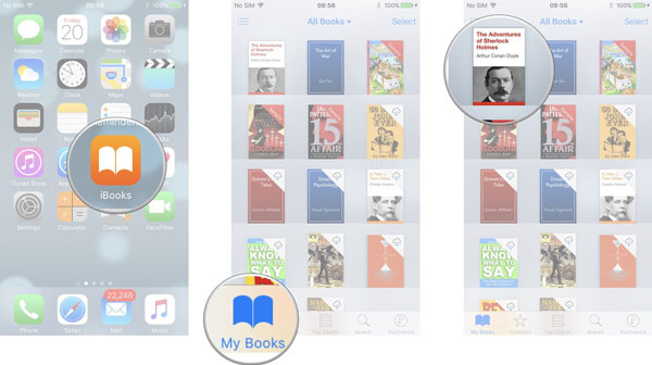 Libros en iPhone