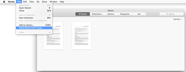 Sincronizar libros en iTunes en Mac