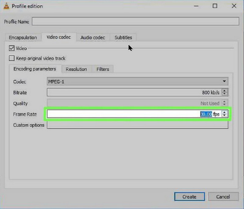Crear FPS con VLC