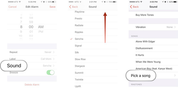 Configuración de sonido del iPhone