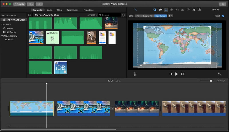 iMovie en Mac