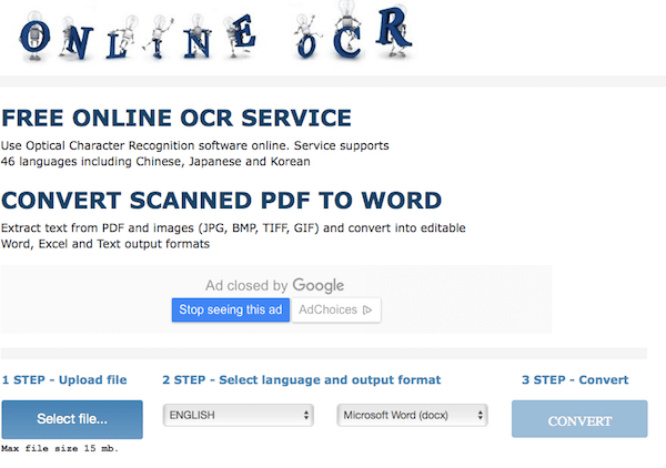 OCR en línea