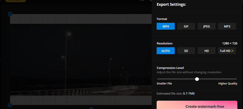 Modificar la configuración de exportación