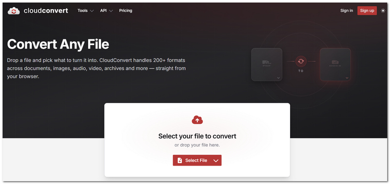 CloudConvert MKV To WAV Converter