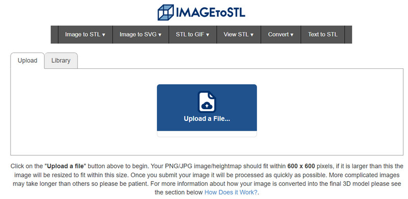 Convertidor de imagen a STL