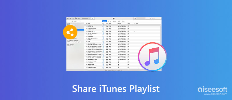 Comparte la lista de reproducción de iTunes