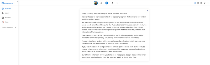 NaturalReader Texto a voz gratuito en línea