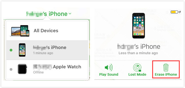 Borrar iPhone con Buscar mi iPhone