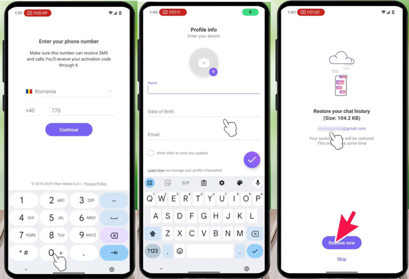 Reinstalar y restaurar