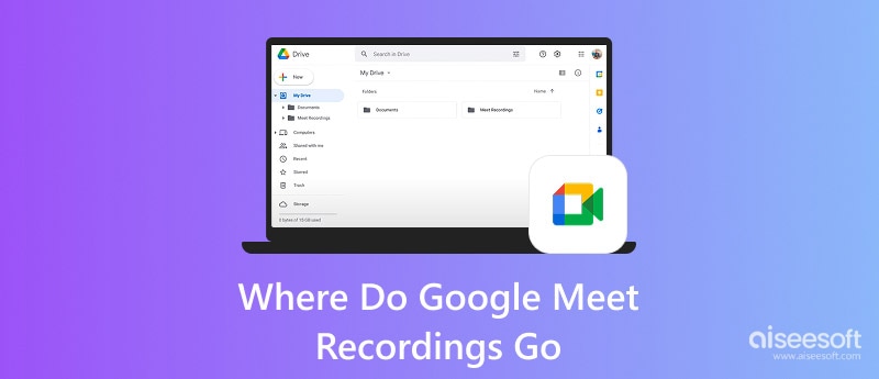 ¿A dónde van las grabaciones de Google Meet?