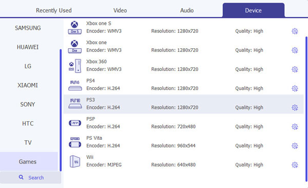 Ajustar la configuración de salida