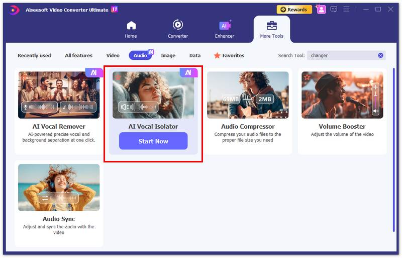 Aislador vocal de IA