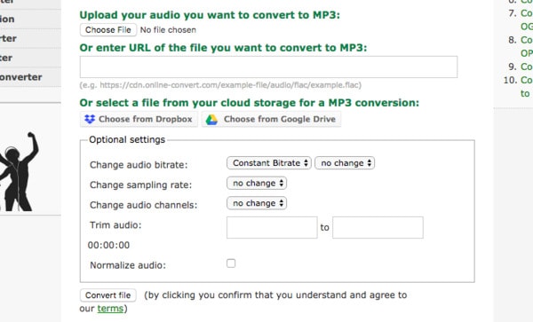 Convertir WAV a MP3 en línea