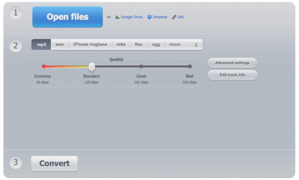 Convertir WAV a MP3 en línea