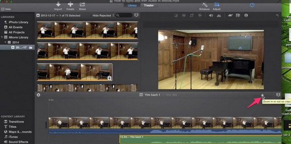 Importar audio en iMovie