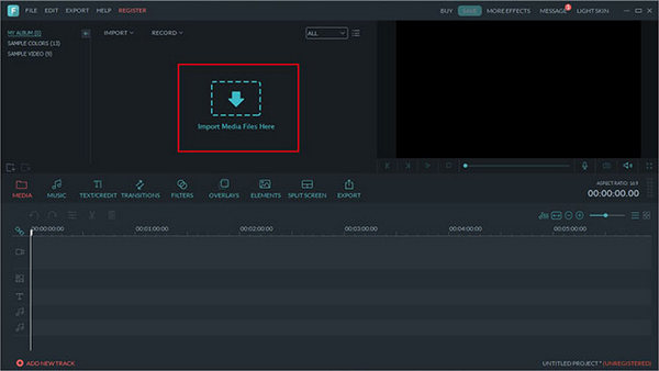 Editor de video con efectos de sonido