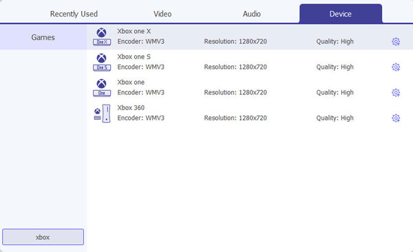 Formatos de video compatibles con Xbox One