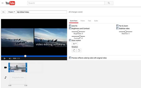 editor de videos de youtube