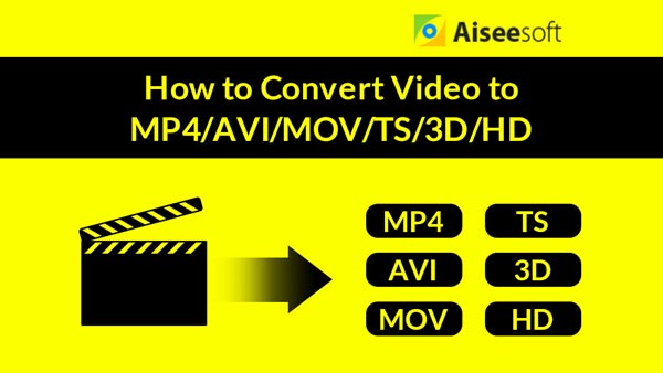 Convertir video a MP4/AVI/MOV/TS/3D/HD