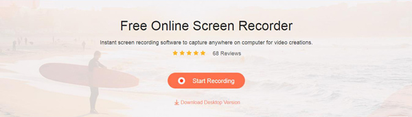 Grabador de pantalla en línea gratuito de Apeaksoft